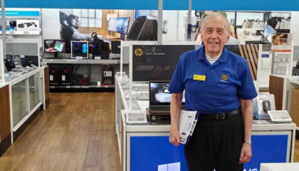 The Florida sales associate likes making customer connections.