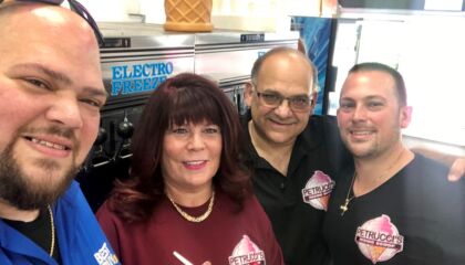 He helps out at his family's shop when he can.