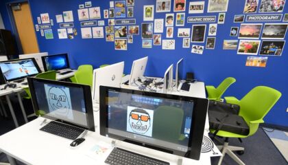 Creativity and technology combine to create pathways to careers.