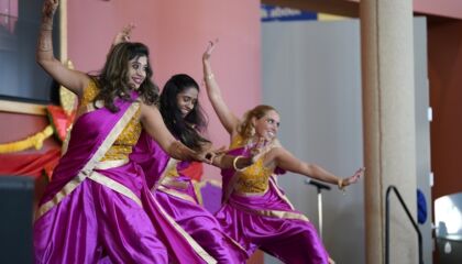 Best Buy hosts a big celebration at its corporate office yearly, and hundreds attend.