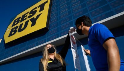 Employees can request a free COVID-19 test kit, and we’ll continue to pay them while they await the results.