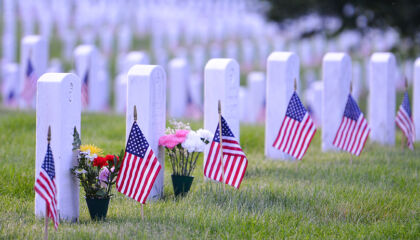 He spent four years in the Army, serving most of that time as a casket bearer at Arlington National Cemetery.
