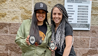 Geek Squad assistant manager Brenda Aragão is used to seeing badges for new Agents come across her desk, but this one was different. It was inscribed with her family name.