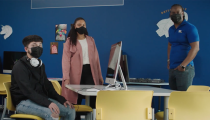 Best Buy Teen Tech Centers are places where teens in disinvested communities can find inspiration and resources to channel their talents, energy and ideas into brighter futures.