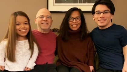 Ian Seidenfeld represented the United States in table tennis. His dad, the Team USA coach, is a former gold medalist.