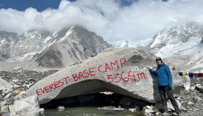 Jill returned home in late March from a three-week trek to the base camp of Mount Everest to raise money and awareness for Duchenne Muscular Dystrophy (DMD), a rare genetic disease.