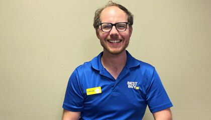 Best Buy aims to ensure all employees can bring their whole selves to work. And that’s exactly what Chris does.