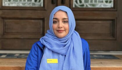 Manahil has takes questions as a way to educate those who might not know much about her cultural background.