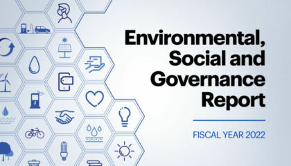 The report highlights our efforts to deliver on our purpose to enrich lives through technology and leave a positive, lasting impact on our world and the people in it.