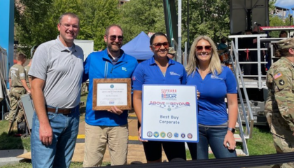 Best Buy was recently recognized for benefits and assistance available to military employees.