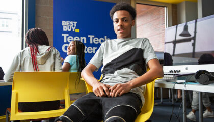 Between May 1 and Oct. 1, customers contributed in stores and online to help continue the expansion of the Teen Tech Center network, including programming for career and post-secondary transitions for teens from disinvested communities.  
