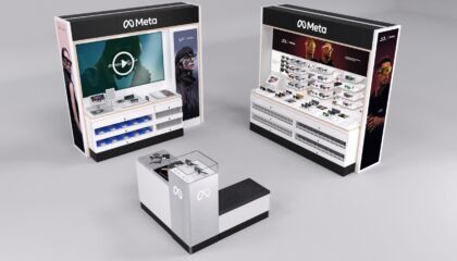 A rendering of the Meta Ray-Ban Display.